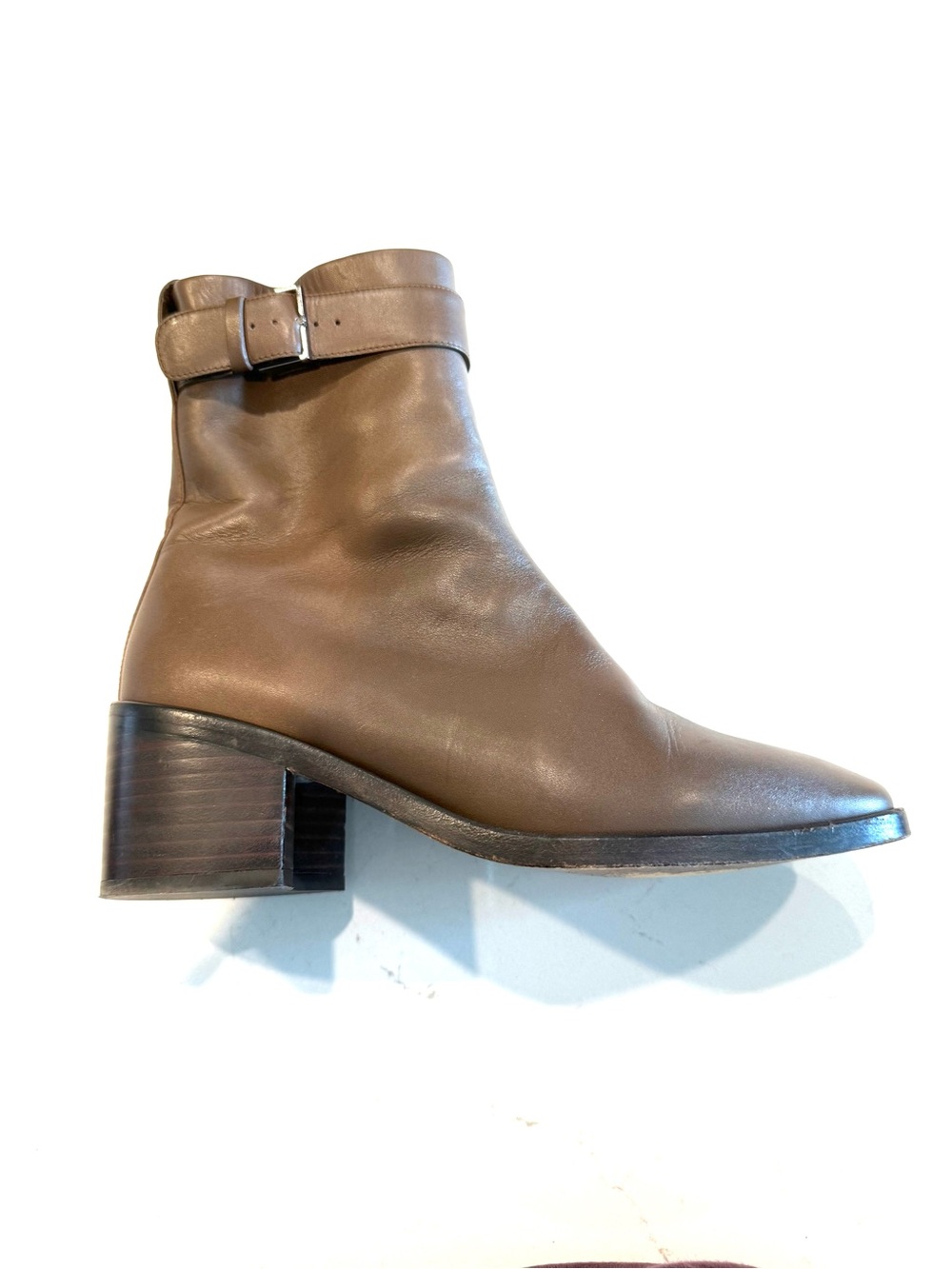 Robert Clergerie Buckle Ankle Boots Size 38.5